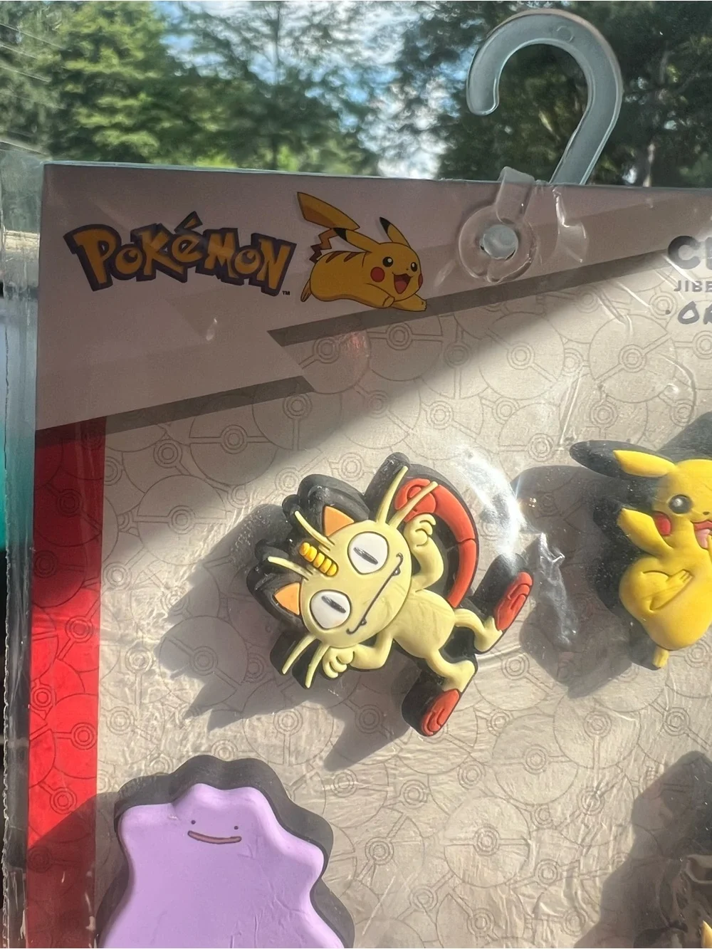 Pokemon Crocs Jibbitz Pikachu & Friends Purple/Yellow Charm Set 4-pack